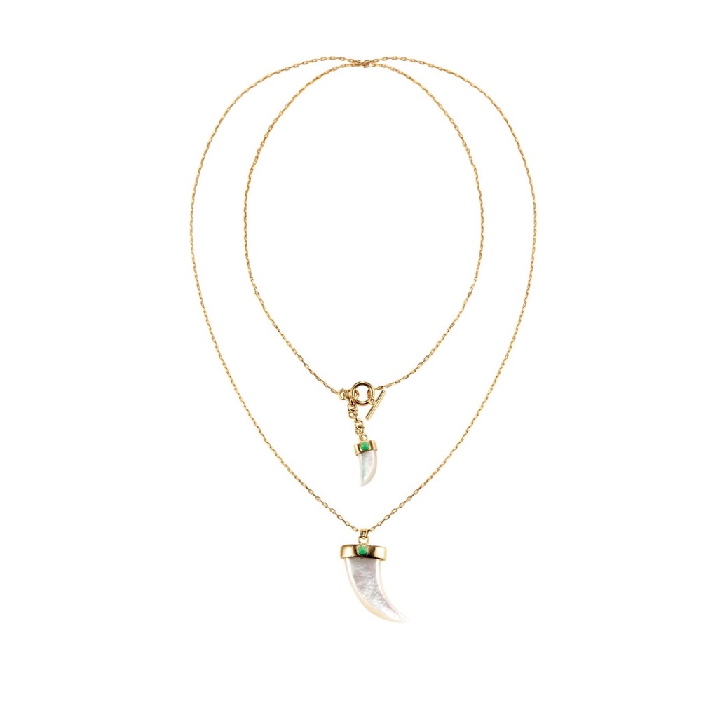 House of Lavande Double Tooth Necklace
